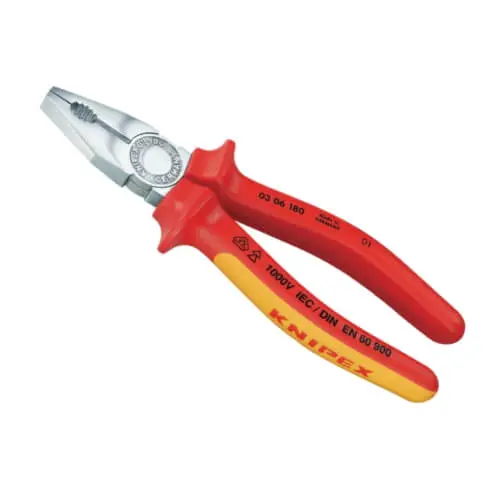 Πένσα Ηλεκτρολόγου 1000V 180mm Knipex 0306180