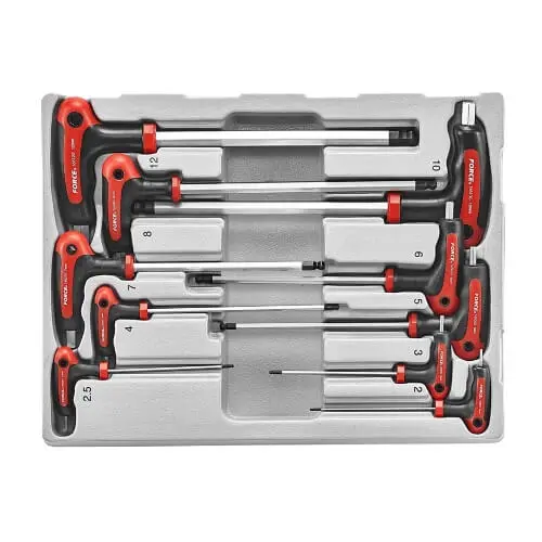 Σετ 10 Άλλεν Ταφ 2-12mm Force 5106Β