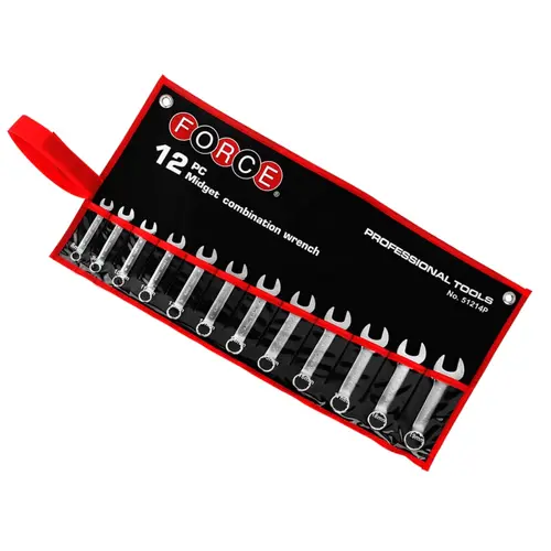 Σετ 12 Γερμανοπολύγωνα Κλειδιά Κοντά 8-19mm Force (51214P)