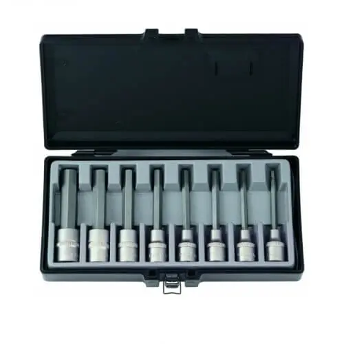 Σετ 8 Καρυδάκια 5-17mm Allen Μακριά 1/2 Force (4092)