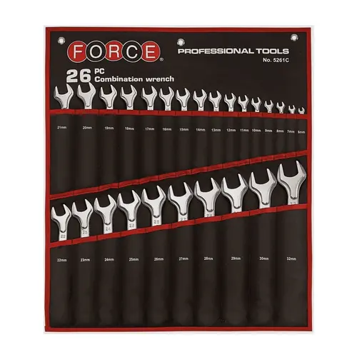 ΣΕΤ 26 ΓΕΡΜΑΝΟΠΟΛΥΓΩΝΑ ΚΛΕΙΔΙΑ 6-32MM FORCE 5261P