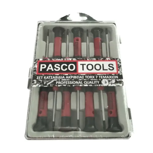 Σετ 7 Κατσαβίδια Ακριβείας Torx Pasco 2627