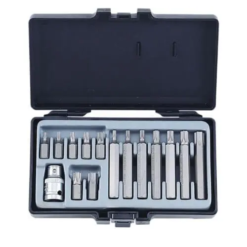 Σετ 15 Μύτες Torx σε 10mm Force 4156