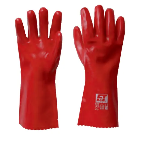 Γάντια Εργασίας PVC 35cm FT Safety P840