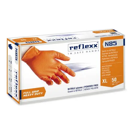 Γάντια Νιτριλίου Μιας Χρήσεως 50 Τεμάχια Refllexx N85