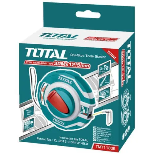 Μετροταινία 30m Μεταλλική Total (TMT11306)