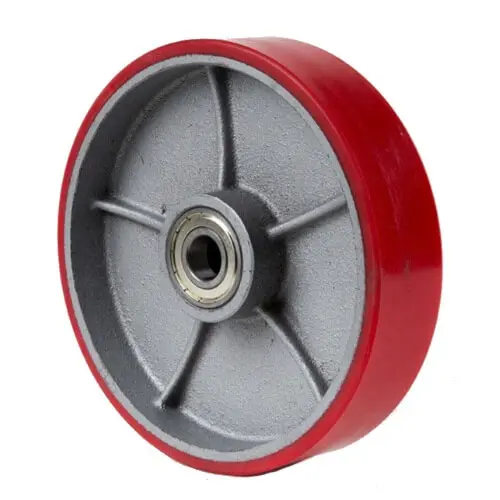 Ρόδα Σκέτη PU Φ200 Χ 50mm Υπερβαρέως Τύπου για Παλετοφόρο