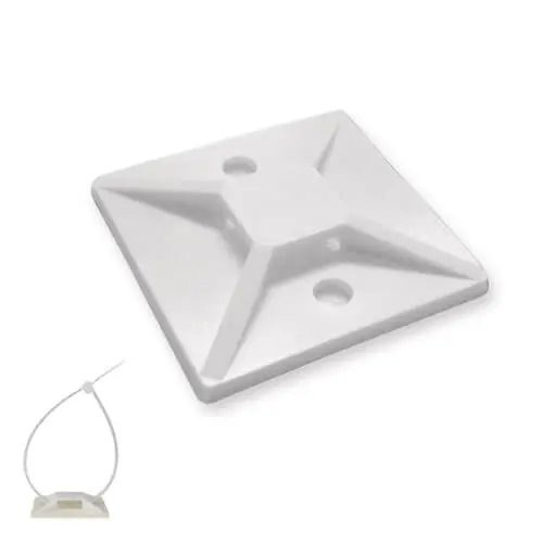 Βάσεις Δεματικών Αυτοκόλλητες 19x19mm 100τεμ. Benman (70874)