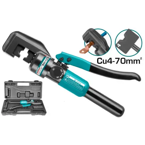 Υδραυλική Πρέσα Ακροδεκτών Cu 4-70mm2 Total THCT070