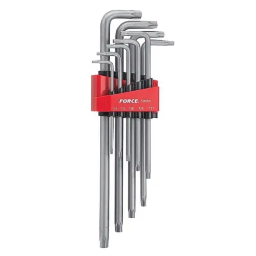 Σετ 9 Άλλεν Torx Extra Μακριά με Τρύπα T10H-T50H Force 5098XLT