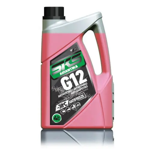 Αντιψυκτικό-Αντιθερμικό 4lt -38ºC Long Life G12 Sks