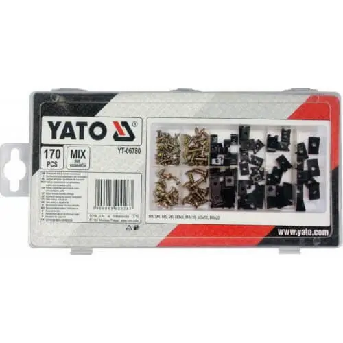 ΣΕΤ 170 ΚΛΙΠΣ ΚΑΙ ΒΙΔΕΣ ΑΥΤΟΚΙΝΗΤΟΥ YATO 06780