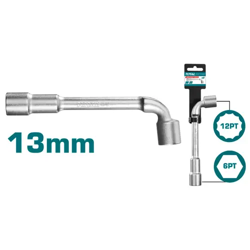 Γωνιακό Σωληνωτό 13mm Total THWL1306