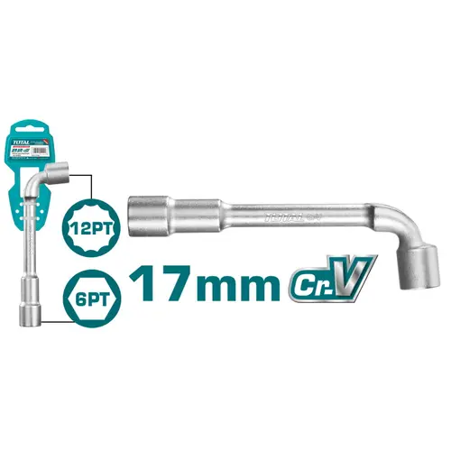Γωνιακό Σωληνωτό 17mm Total THWL1706