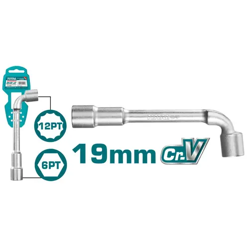 Γωνιακό Σωληνωτό 19mm Total THWL1906