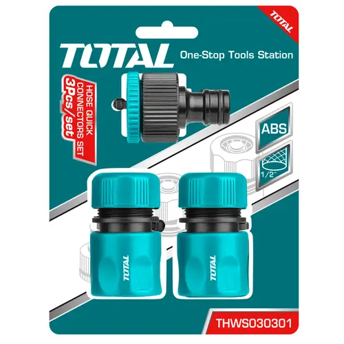 Σετ 3 Ταχυσύνδεσμοι Νερού 1/2" Total (THWS030301)