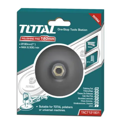 Πέλμα Λείανσης Velcro 180mm Total TAC7121801