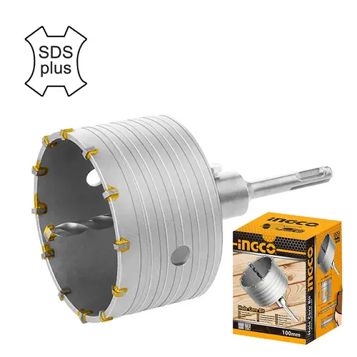 Διαμαντοκορώνα Μπετού 100mm Sds-Plus Ingco (HCB1001) — εικόνα 2