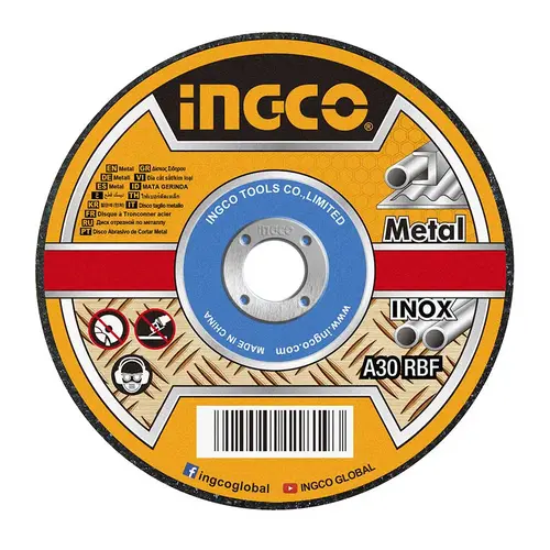 Σετ 10 Δίσκοι Κοπής Inox - Μετάλλου 125x1.2mm Ingco (MCD121255)