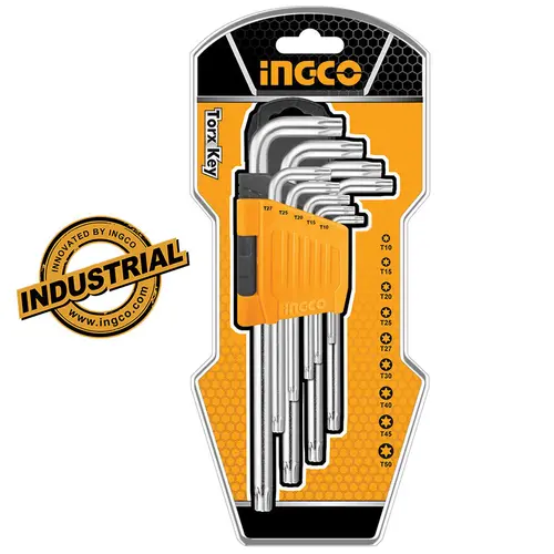 Σετ Κλειδιά Torx Μακριά T10-T50mm Ingco (HHK13092)