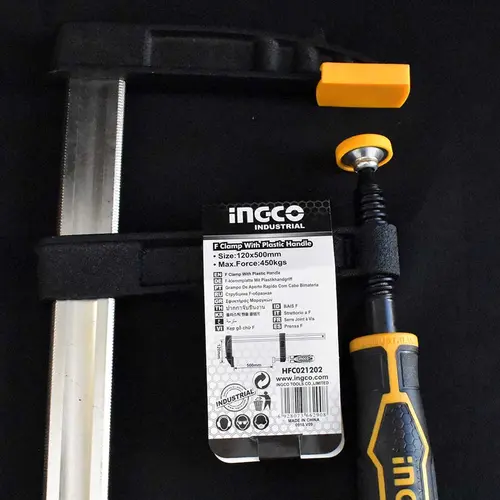 Σφιγκτήρας Μαραγκών 120x500mm Ingco (HFC021202) — εικόνα 4