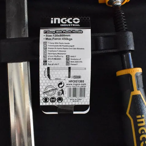 Σφιγκτήρας Μαραγκών 120x800mm Ingco (HFC021203) — εικόνα 4