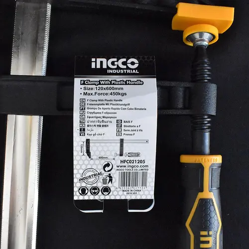 Σφιγκτήρας Μαραγκών 120x600mm Ingco (HFC021205) — εικόνα 4