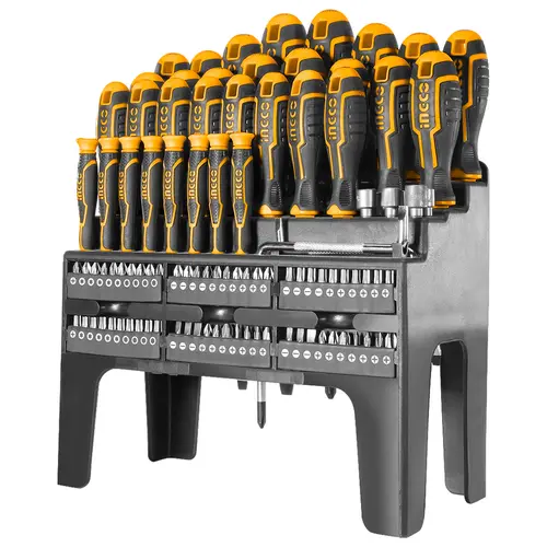 Σετ 100 Κατσαβίδια και Μύτες Ingco (HKSD10028)