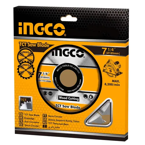 Δίσκοι Κοπής Ξύλου 185mm 30Δ 2τεμ Ingco (TSB118510) — εικόνα 2