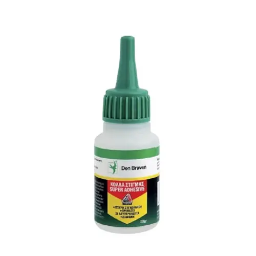 Υγρή Κόλλα Στιγμής Super Adhesive 20ml Den Braven