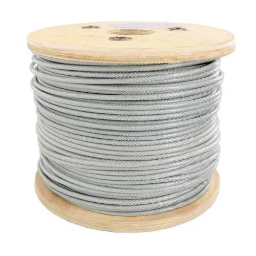 Συρματόσχοινο Επενδυμένο με PVC 4-6mm 100m