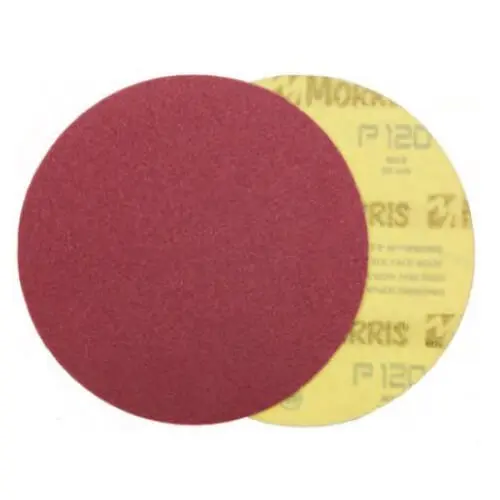 Δίσκος Velcro Κόκκινος 150mm Χωρίς Τρύπες Morris