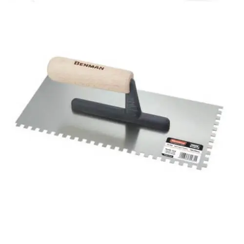 Μυστρί Πλακάδων Inox Τετράγωνο Δόντι 12x12 Benman (70938)