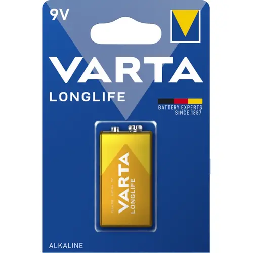 Αλκαλικές Μπαταρίες Long Life 1τμχ Varta 9V