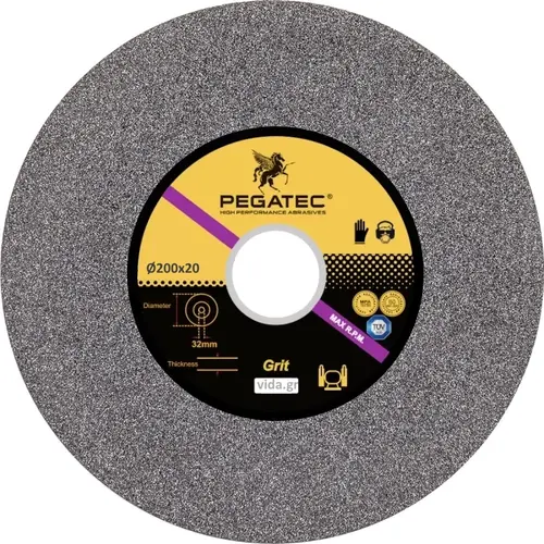 Σμυριδοτροχός Γενικής Χρήσης 200x20mm Pegatec
