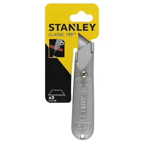 Μαχαίρι Μοκέτας Με Σταθερή Λάμα Μεταλλικό Stanley (2-10-199)
