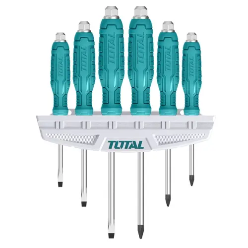 Σετ 6 Κατσαβίδια Περαστά - Χτυπήματος Total THGSS35061