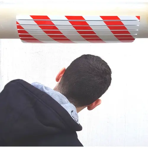 Αφρώδες Προστατευτικό Αυτοκόλλητο με Εγκοπές Λευκό/Κόκκινο