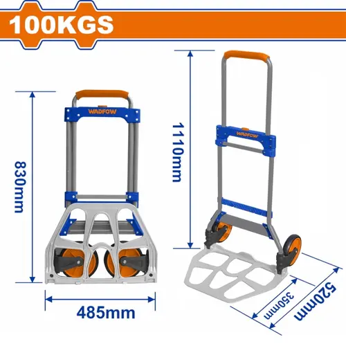 Καρότσι Μεταφοράς Πτυσσόμενο 100Kg Wadfow (WWB9A10)