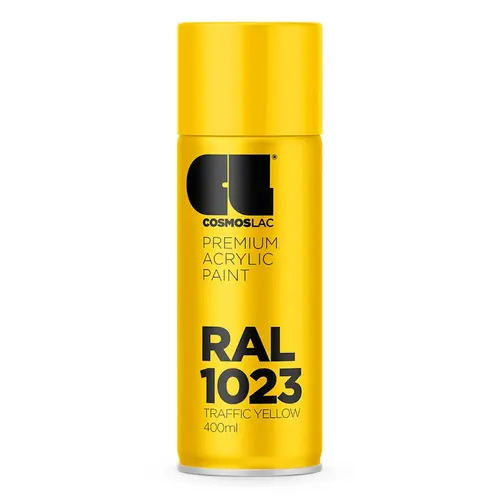 Σπρέι Ακρυλικό Κίτρινο Ral 1023 Cosmoslac