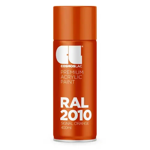 Σπρέι Ακρυλικό Πορτοκαλί Ral 2010 Cosmoslac