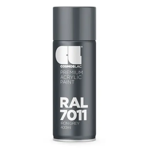 Σπρέι Ακρυλικό Γκρι Ral 7011 Cosmoslac