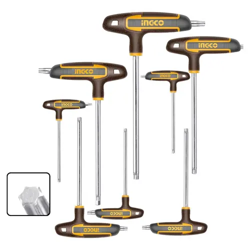 Σετ 8 Ταφ Torx T10-T50 Ingco (HHKT80838)