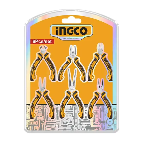 Σετ 6 τεμ Μίνι Πενσάκια 115mm Ingco (HMPS06115)