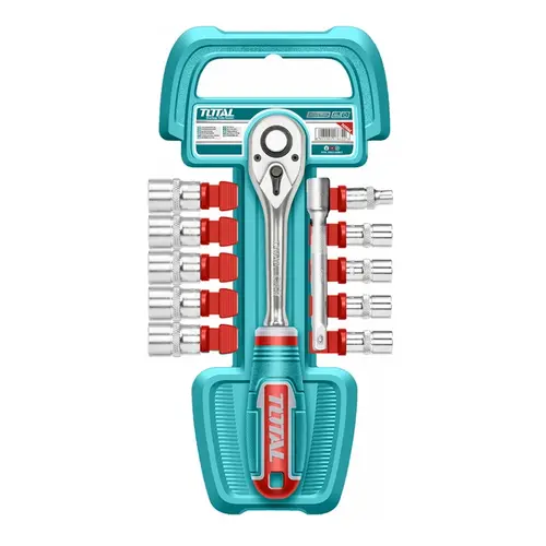 Σετ Καστάνια 1/4" με Καρυδάκια 12 τεμάχια Total (THT14114126)