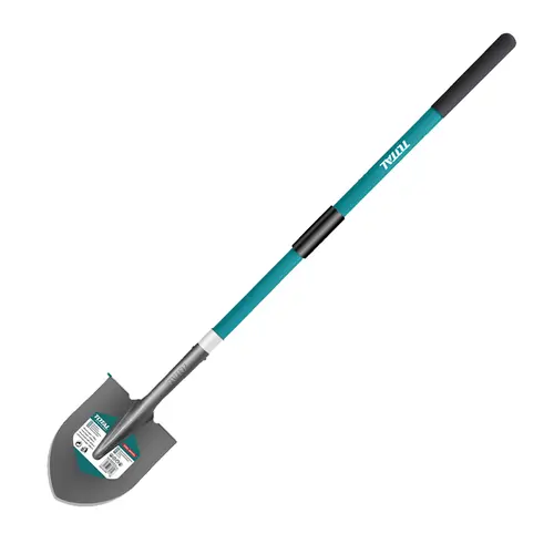 Φτυάρι Μεταλλικό με Fiberglass Χειρολαβή Total (THTH12101)