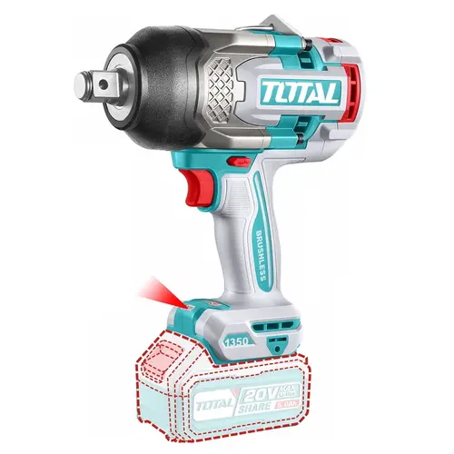 Μπουλονόκλειδο 3/4 1350Nm 20V Solo Total (TIWLI201351)