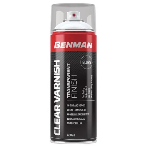 Διάφανο Βερνίκι Γυαλιστερό 400ml Benman (28530)