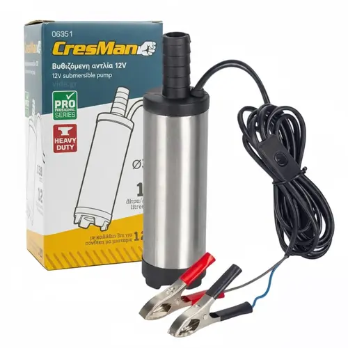 Υποβρύχια Αντλία Μετάγγισης 12V Cresman (06351)