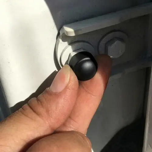 Καπελάκια για Εξάγωνες Βίδες Πλαστικά Μαύρα